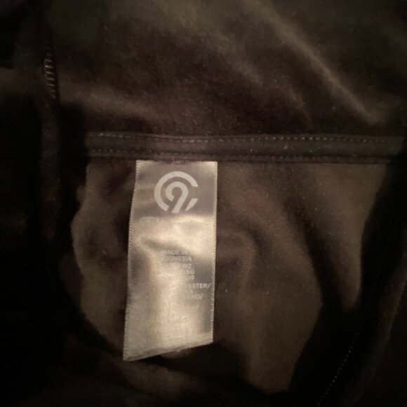 Champion Black C9  Velour 1/4 Zip Pullover - Size Small - Picture 6 of 8